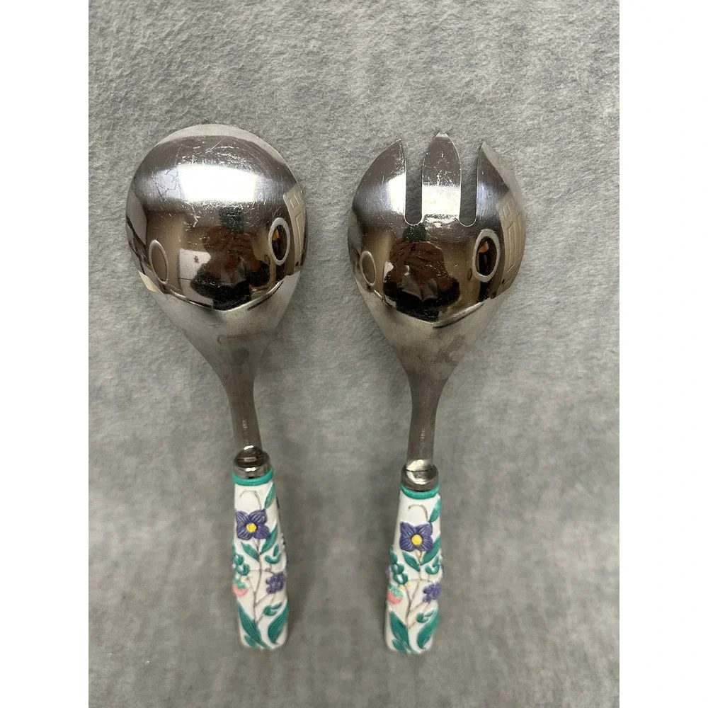 Vinrtage Salad Serving Set 10